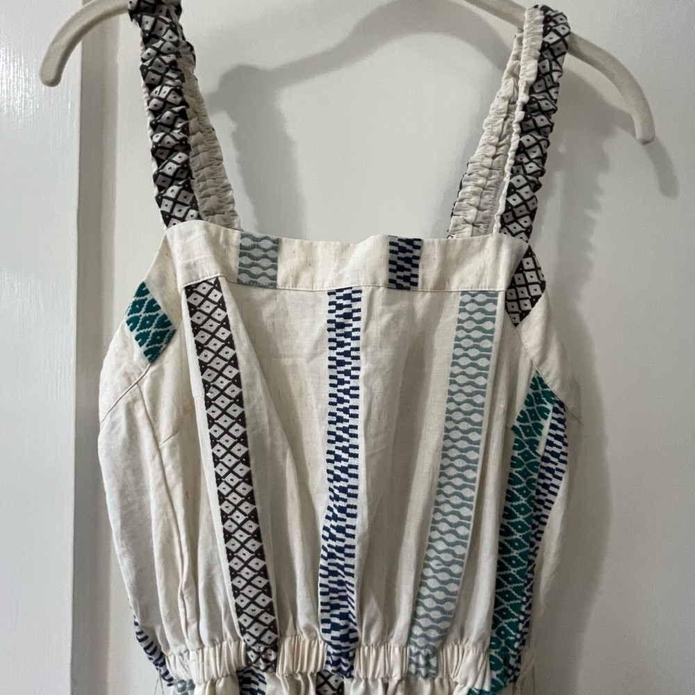Splendid Jubi Maxi Embroidered Summer Dress Sz Small